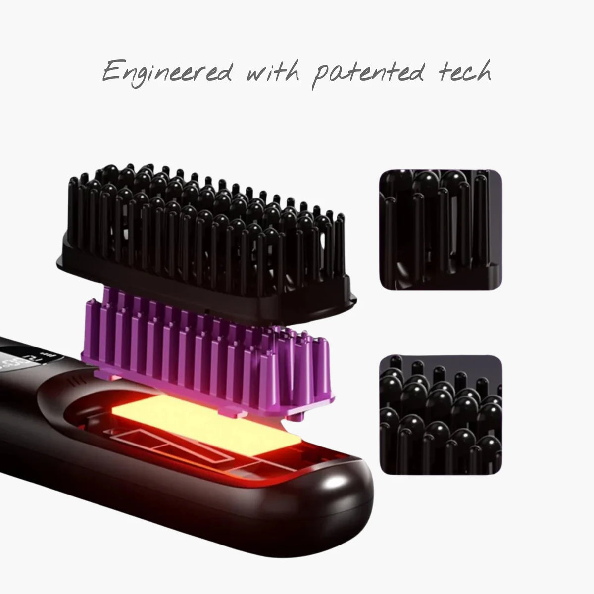 Portable Hair Straightening Brush