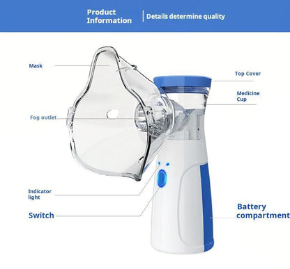 Whisper-Quiet Portable Nebulizer