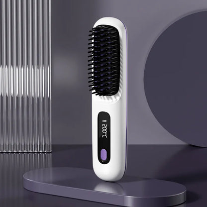 Portable Hair Straightening Brush