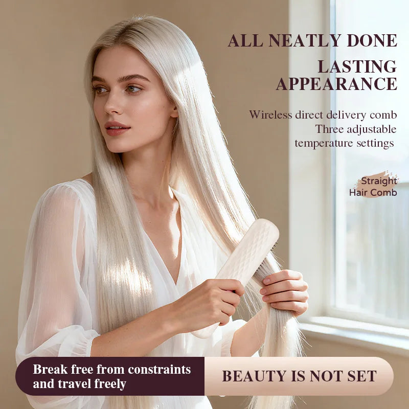 Portable Ionic Hair Straightening Brush