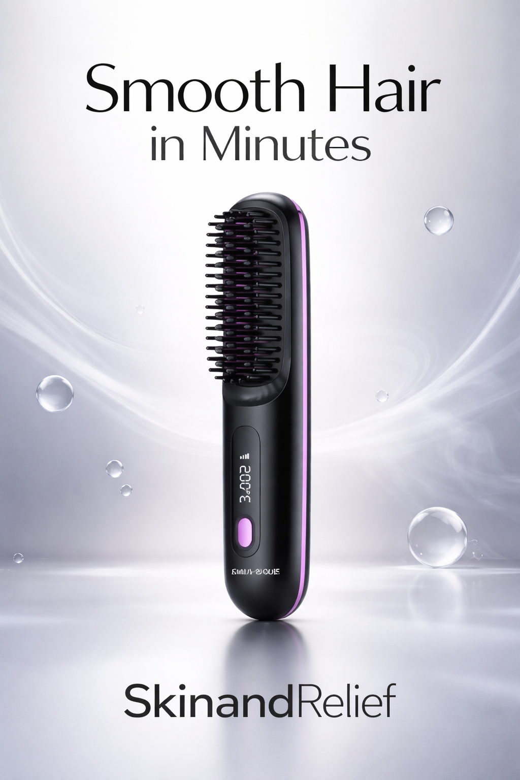 Portable Hair Straightening Brush