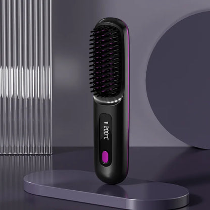 Portable Hair Straightening Brush